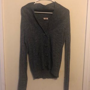 Dark gray cardigan